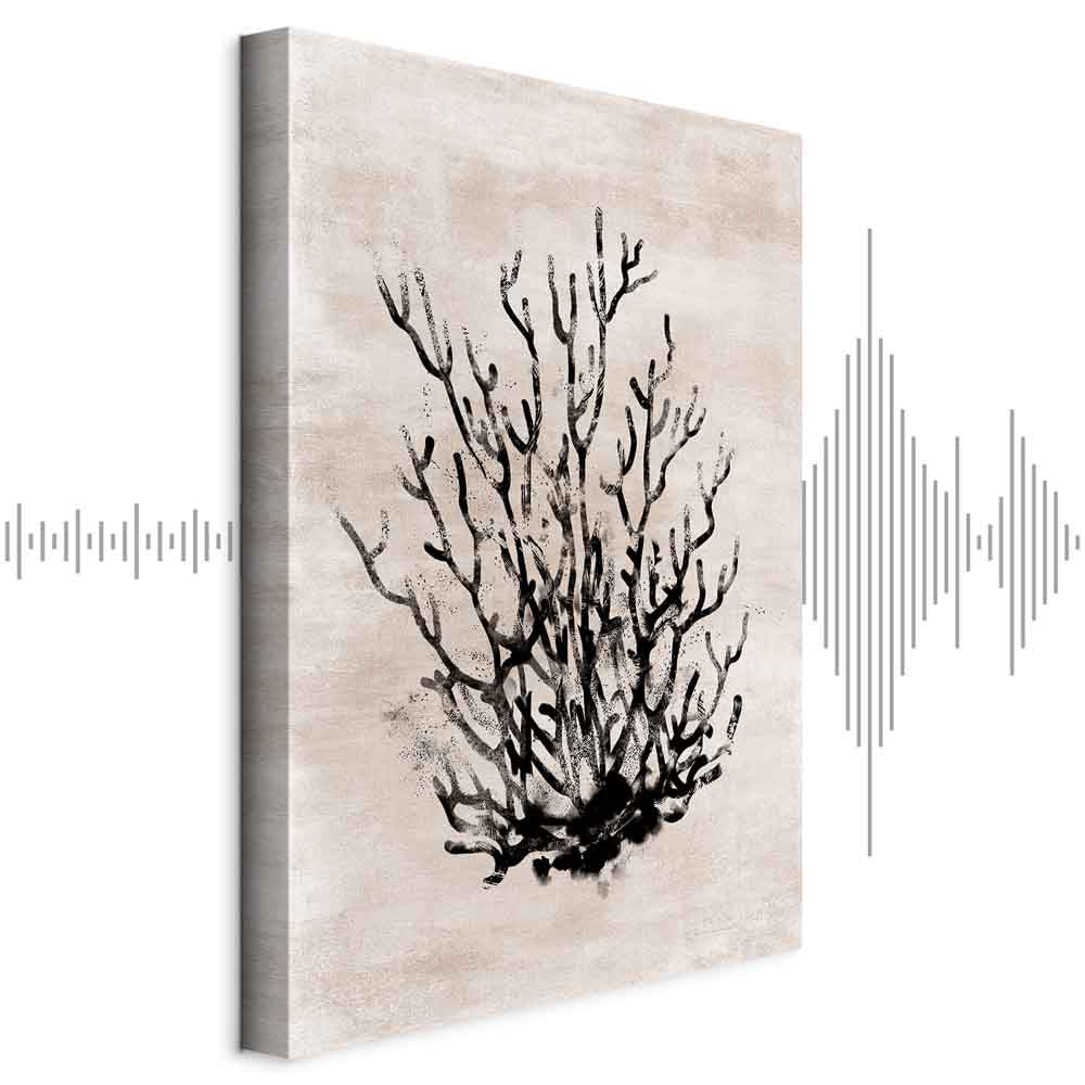 Water Bush Coastal Floral Canvas Print