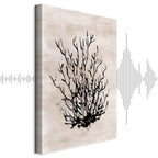 Water Bush Coastal Floral Canvas Print