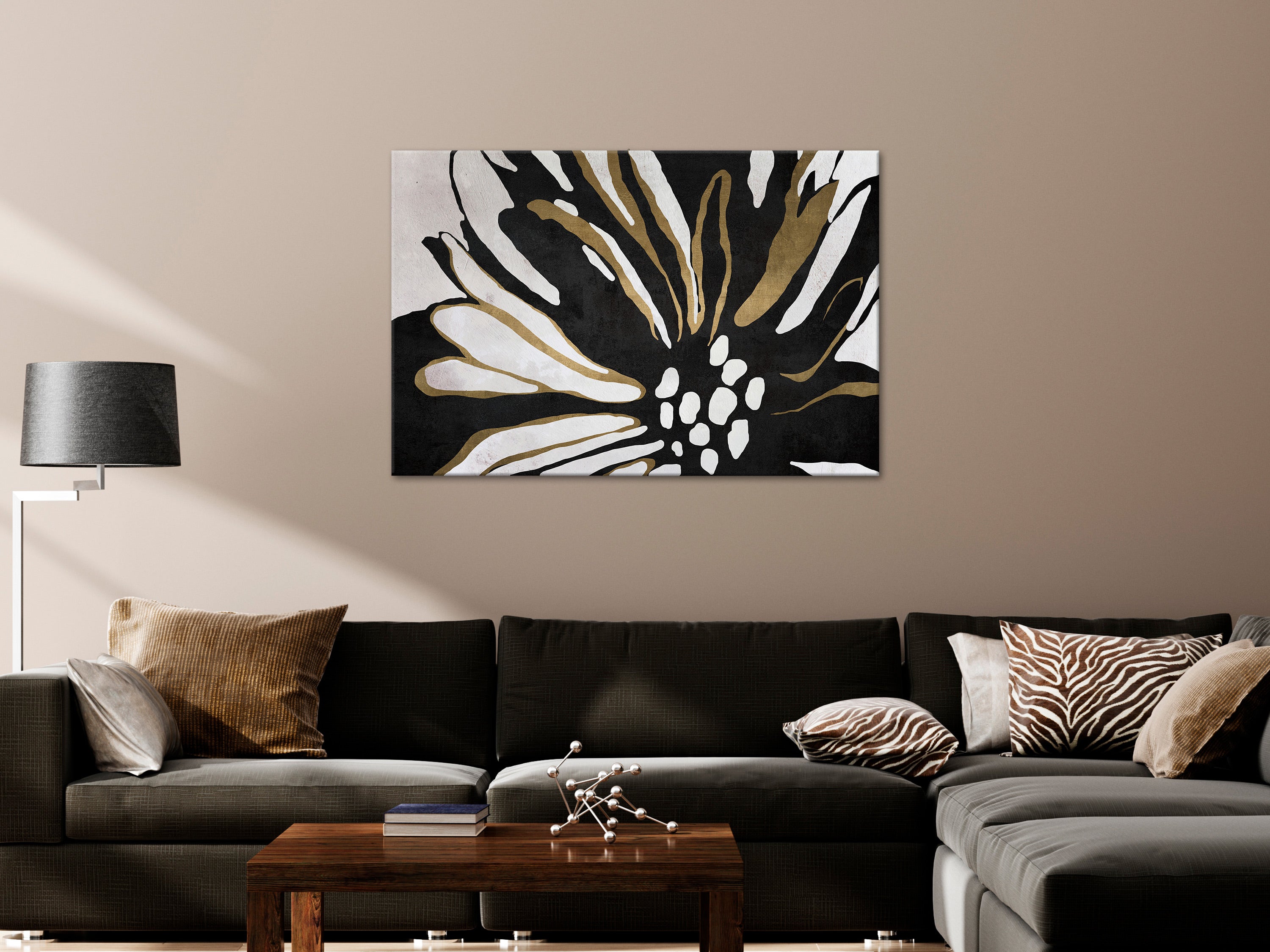 Canvas Print Flower of the Night - 1 Part Wide