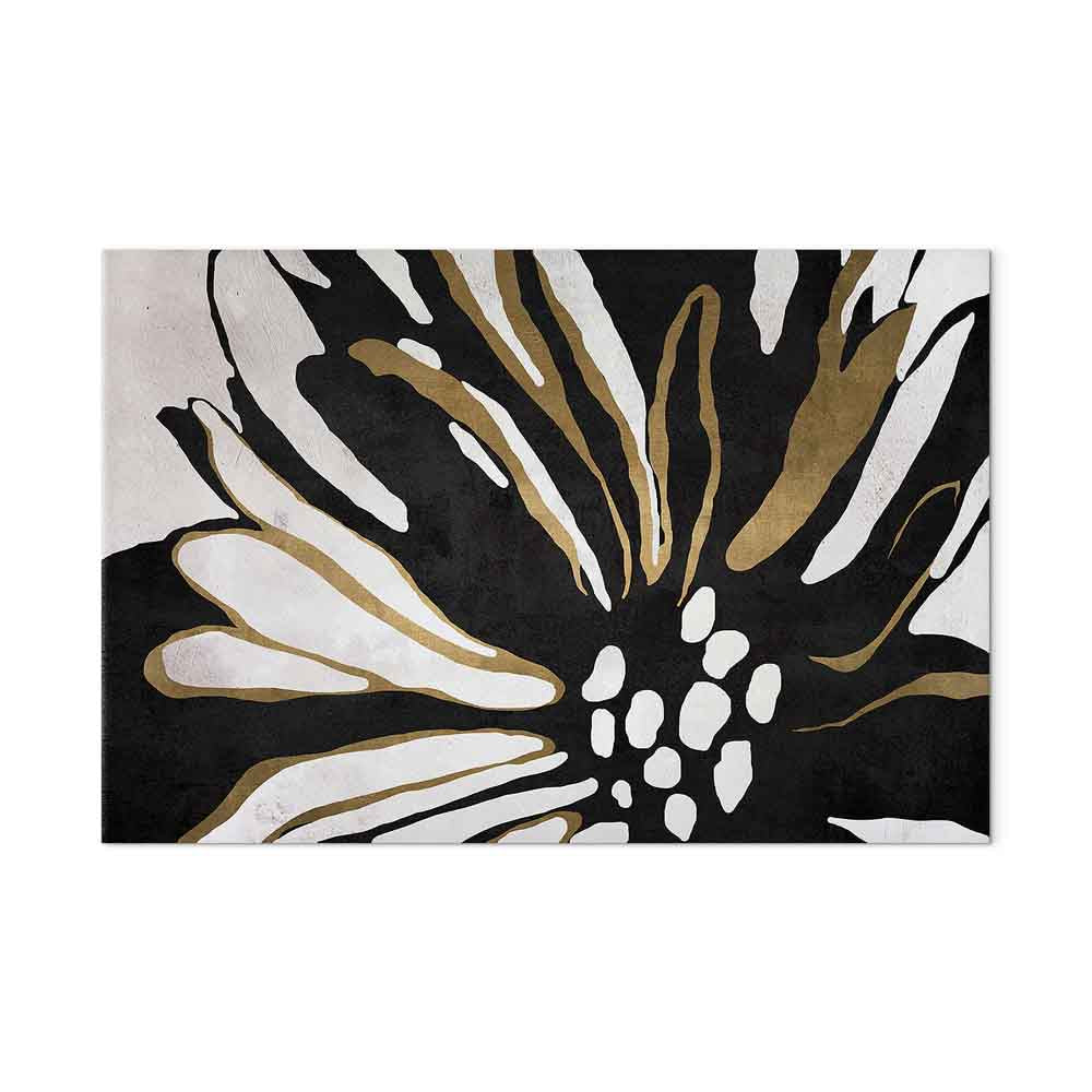 Night Bloom Floral Abstract Canvas Print