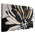 Night Bloom Floral Abstract Canvas Print
