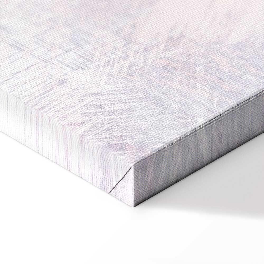 Windy Abstract Flower Canvas Print