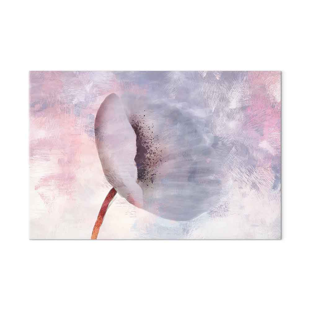 Windy Abstract Flower Canvas Print