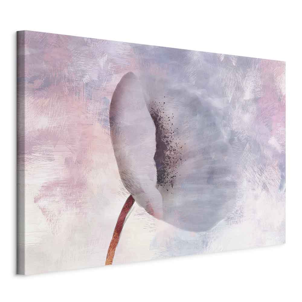 Windy Abstract Flower Canvas Print