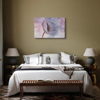 Windy Abstract Flower Canvas Print