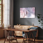 Windy Abstract Flower Canvas Print