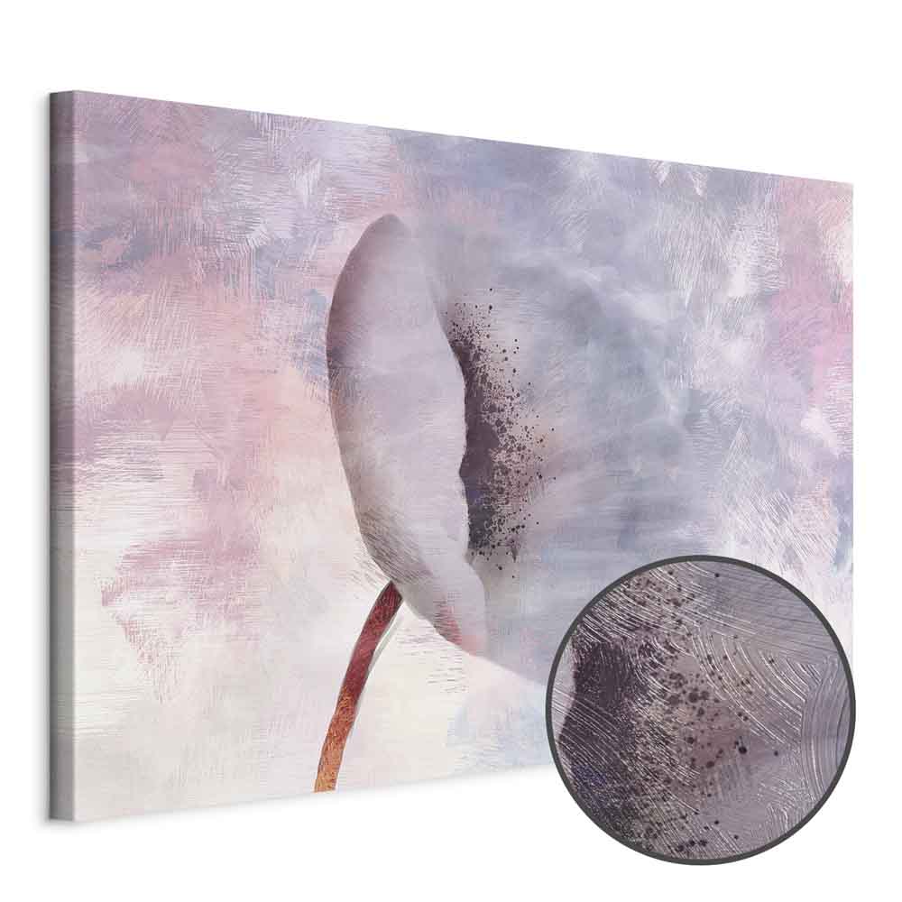 Windy Abstract Flower Canvas Print