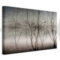 Foggy Forest Abstract Landscape Canvas Print
