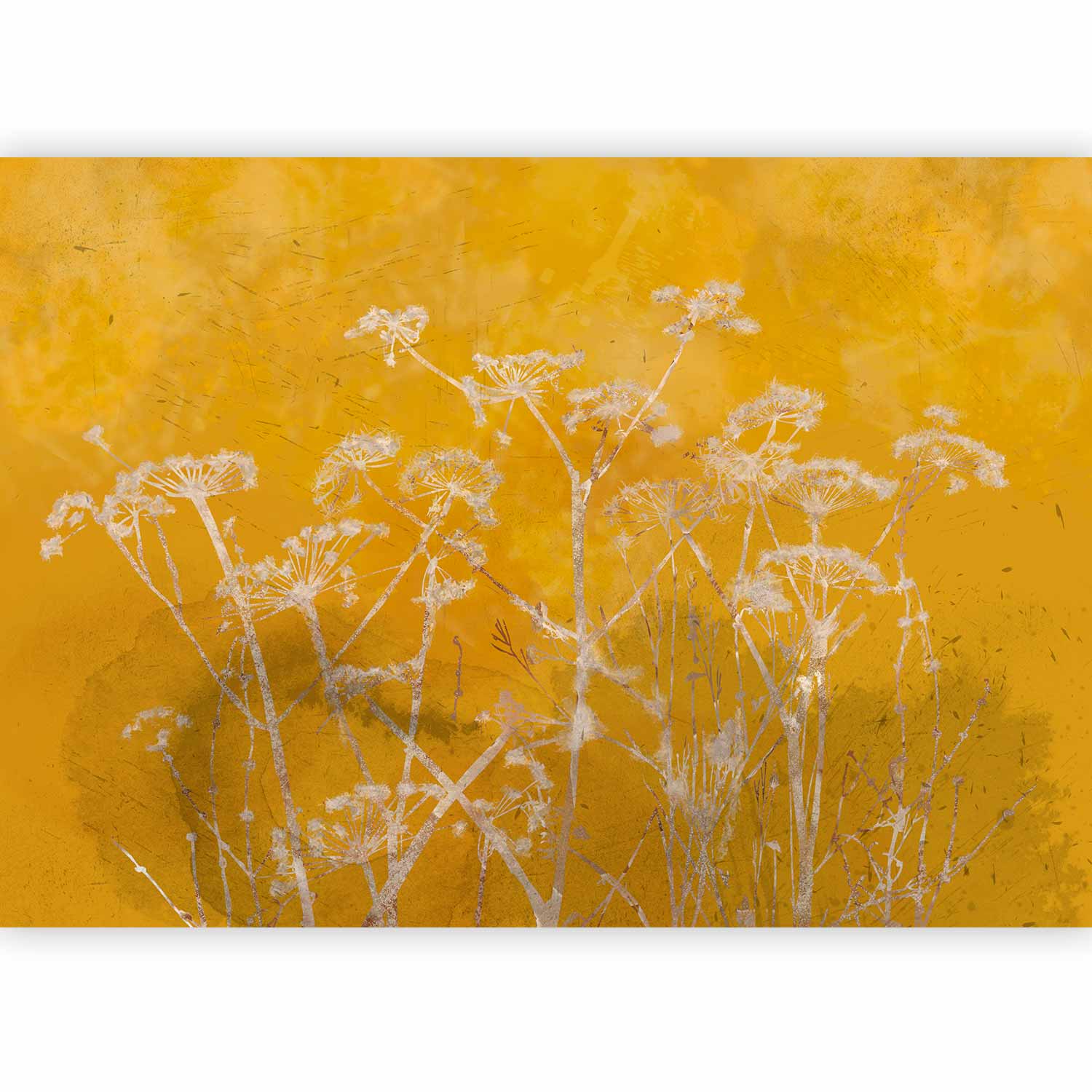 Sunlit Meadow Landscape Wall Mural