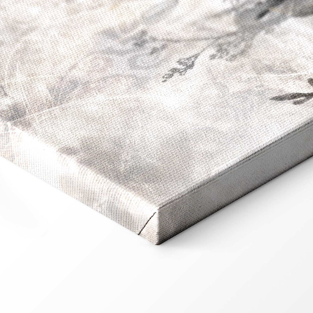 Angelic Leaf Abstract Canvas Print