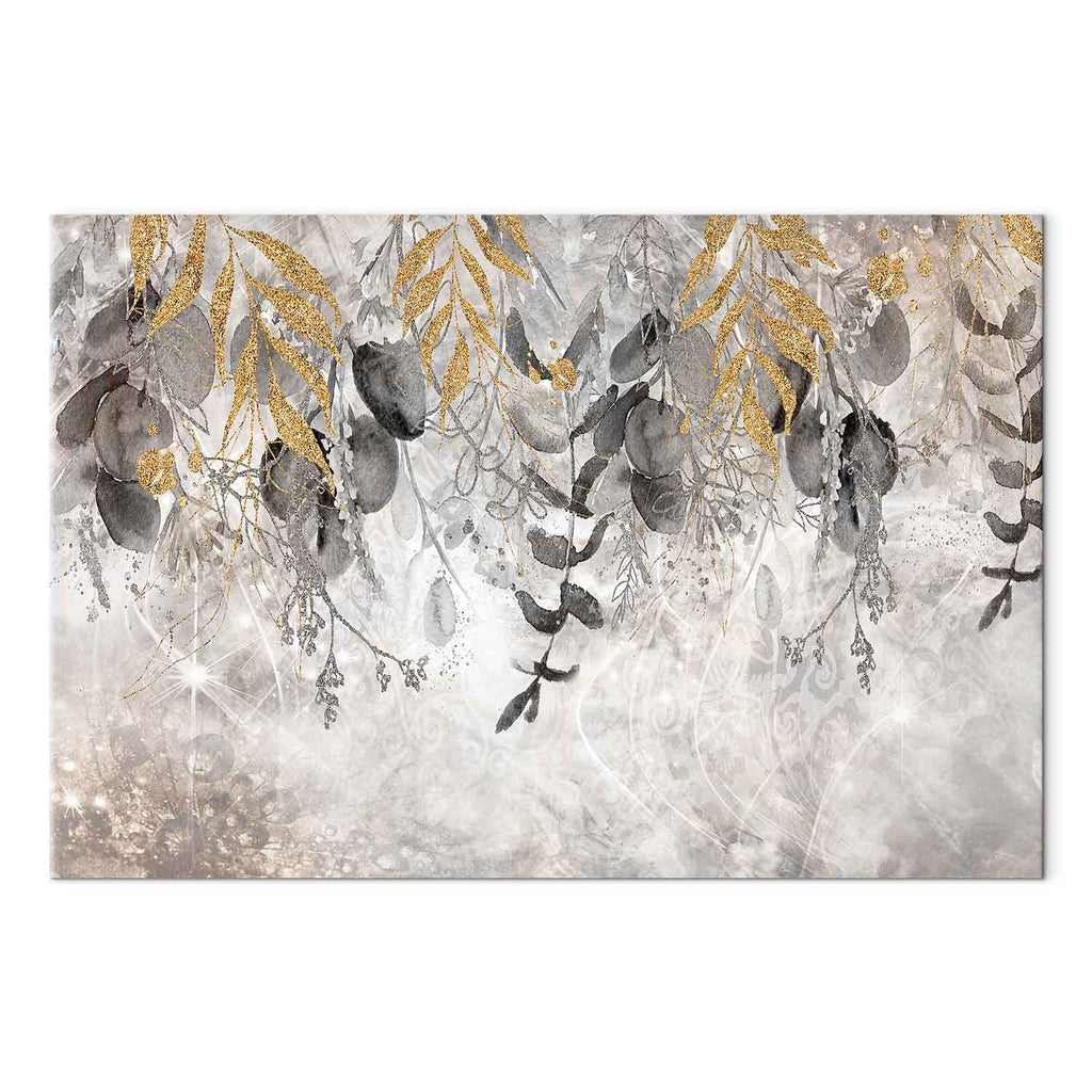 Angelic Leaf Abstract Canvas Print