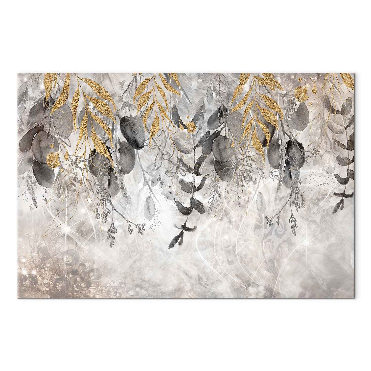 Angelic Leaf Abstract Canvas Print
