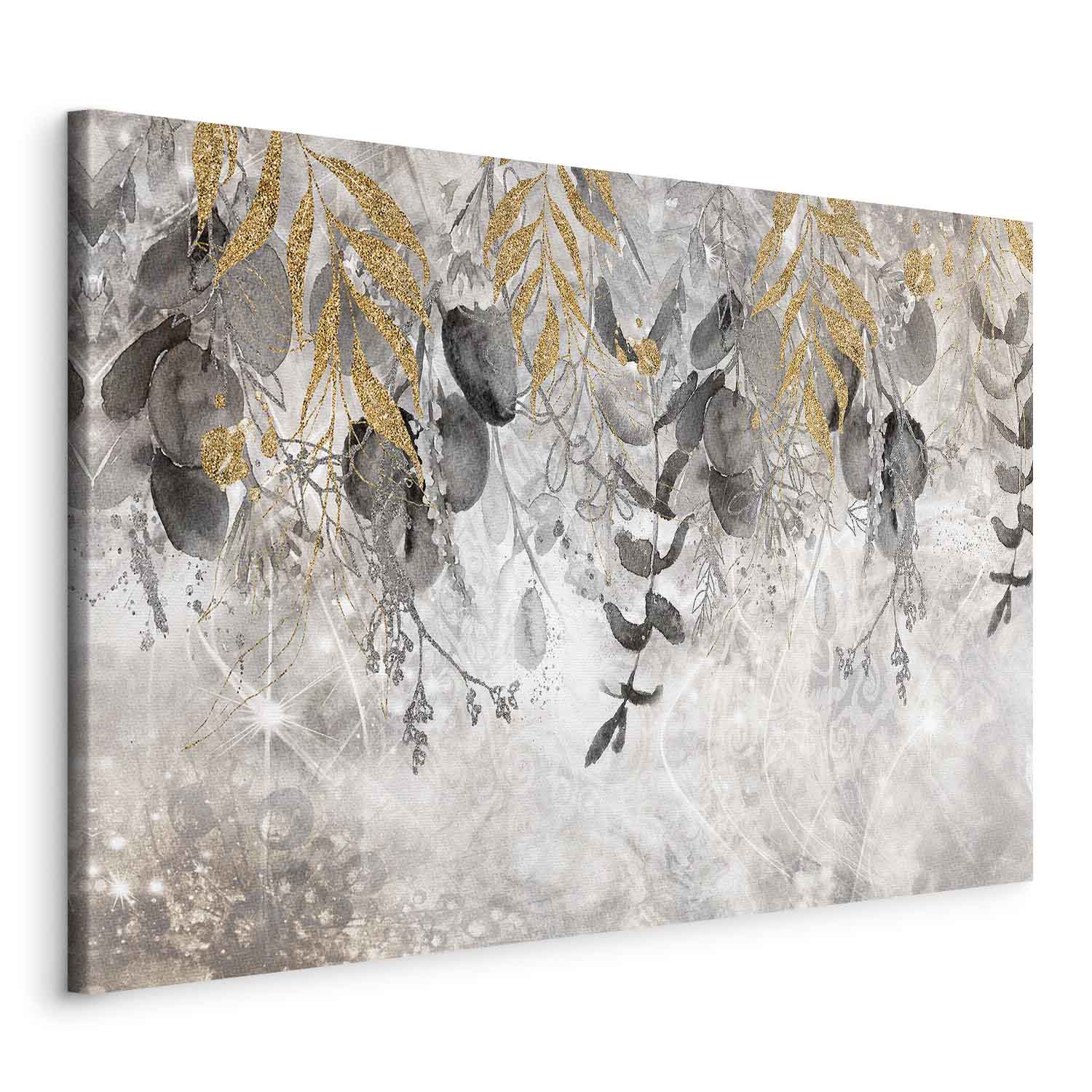 Angelic Leaf Abstract Canvas Print