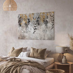 Angelic Leaf Abstract Canvas Print