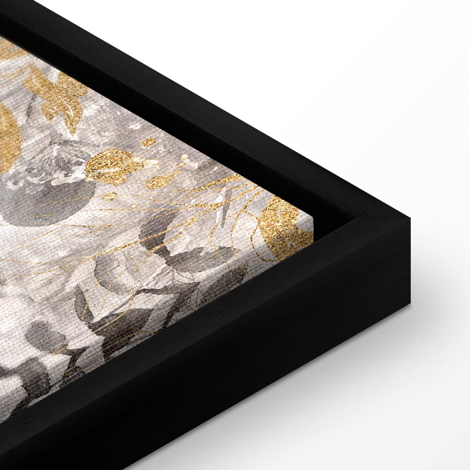 Angelic Leaf Abstract Canvas Print