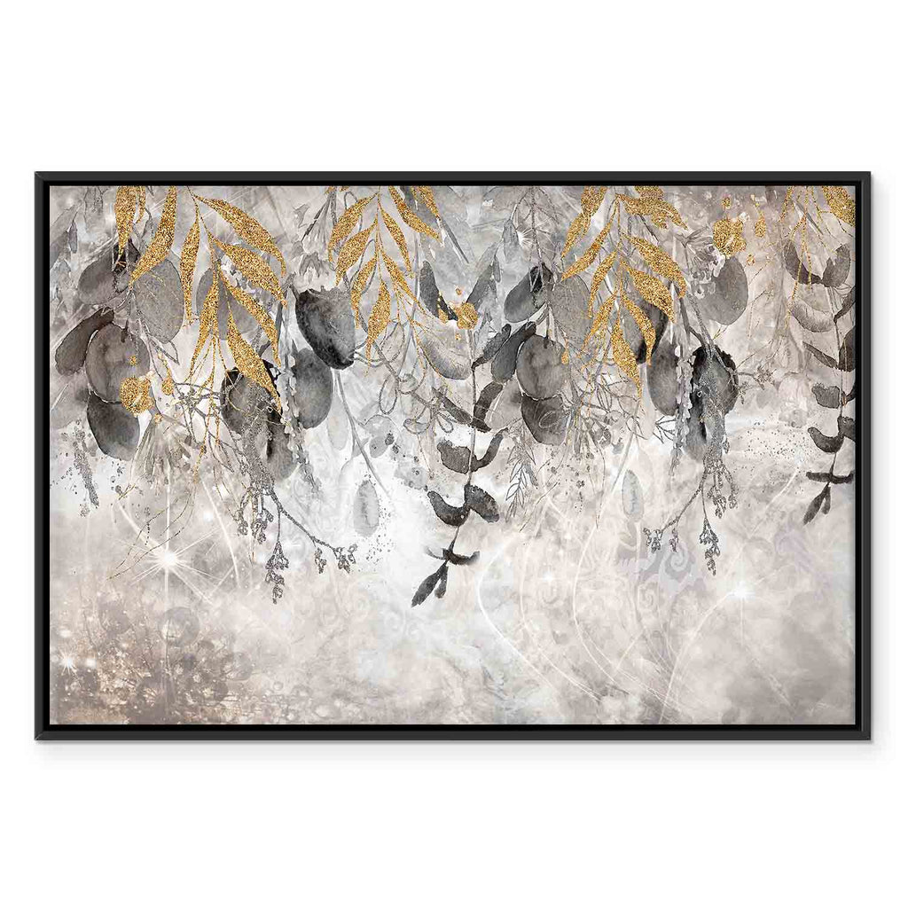 Angelic Leaf Abstract Canvas Print