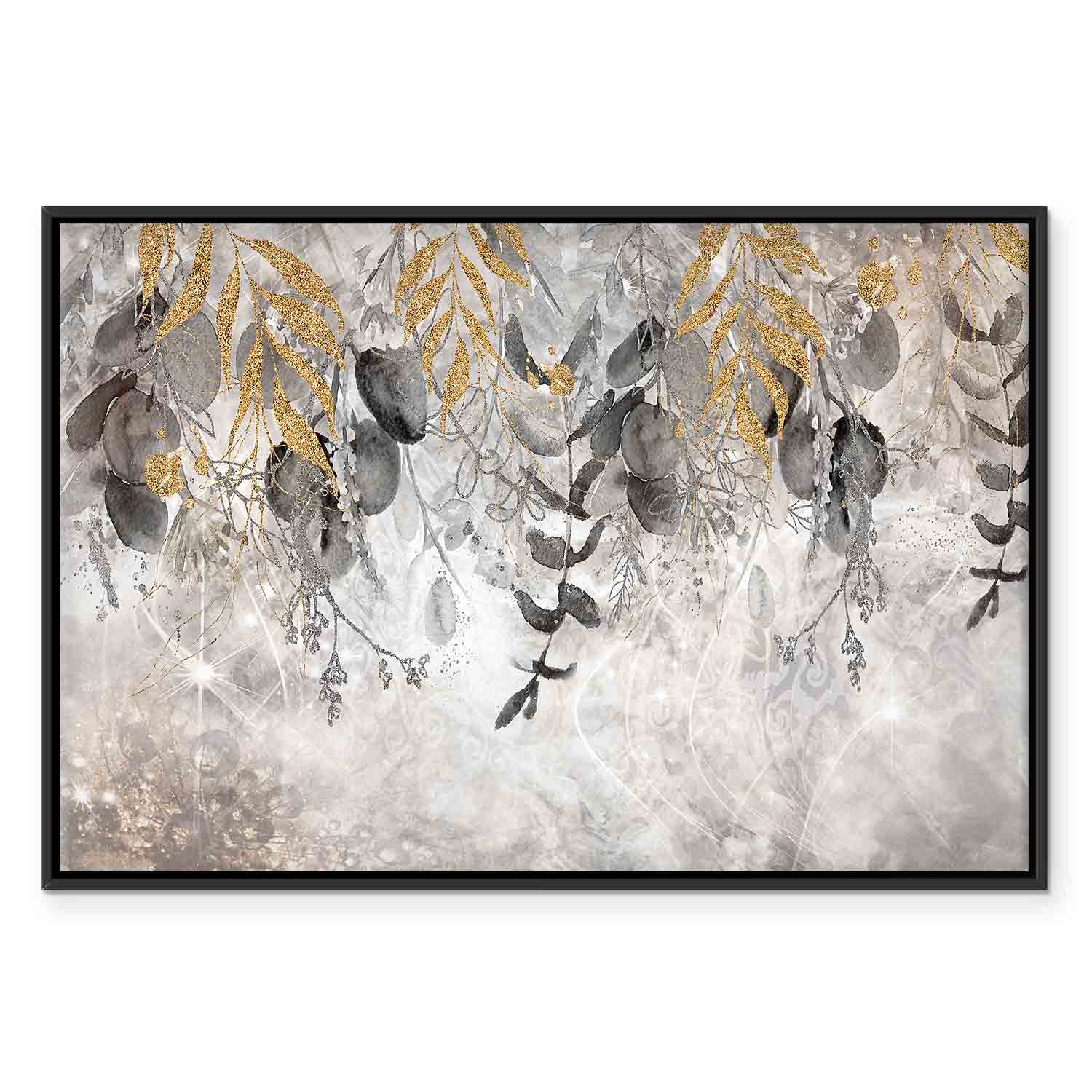 Angelic Leaf Abstract Canvas Print
