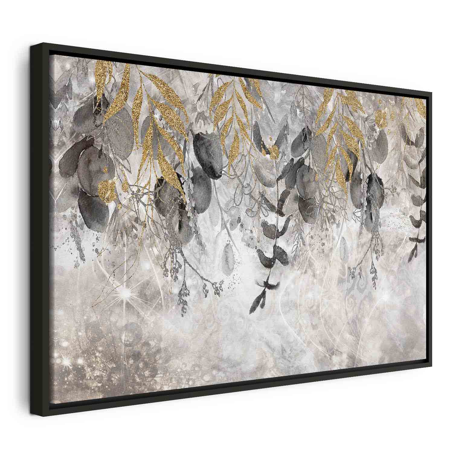 Angelic Leaf Abstract Canvas Print