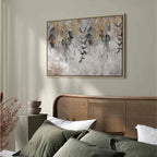 Angelic Leaf Abstract Canvas Print