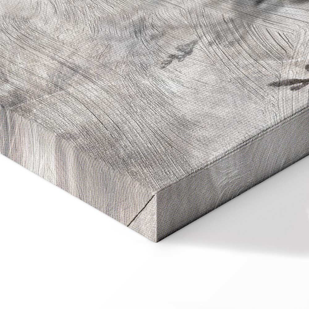 Angelic Leaf Abstract Canvas Print