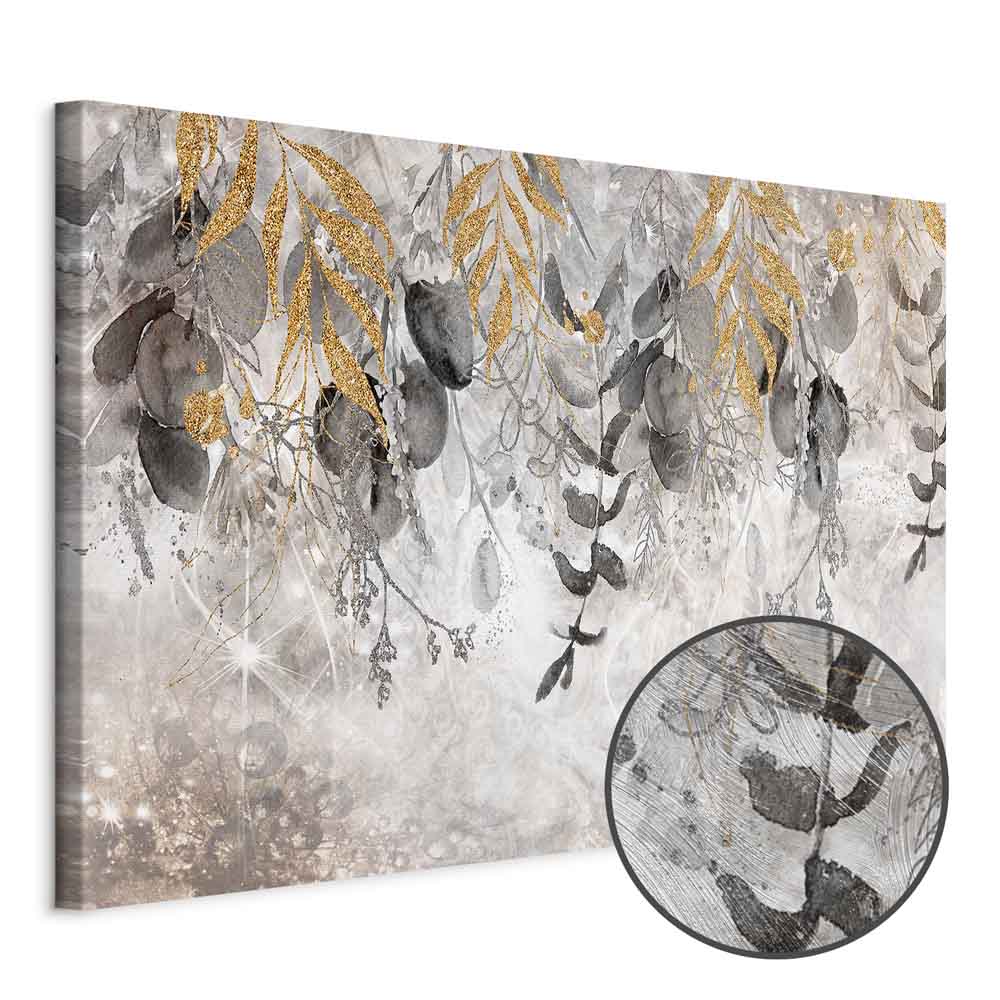 Angelic Leaf Abstract Canvas Print