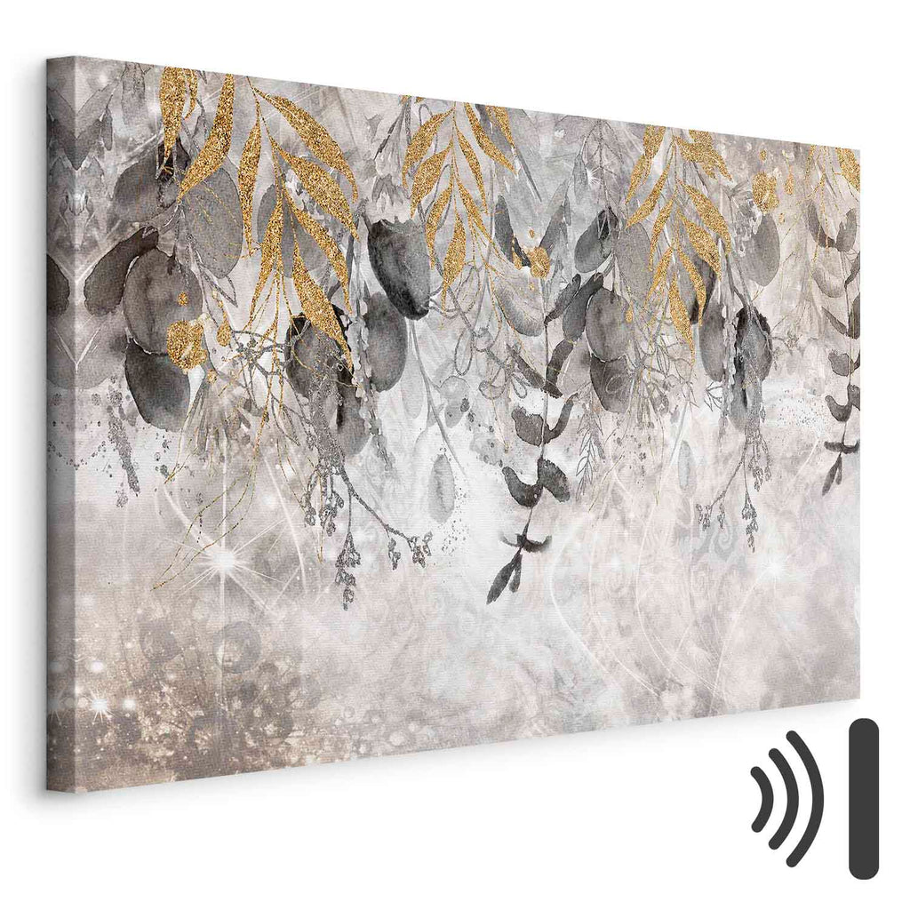 Angelic Leaf Abstract Canvas Print