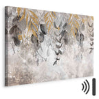 Angelic Leaf Abstract Canvas Print