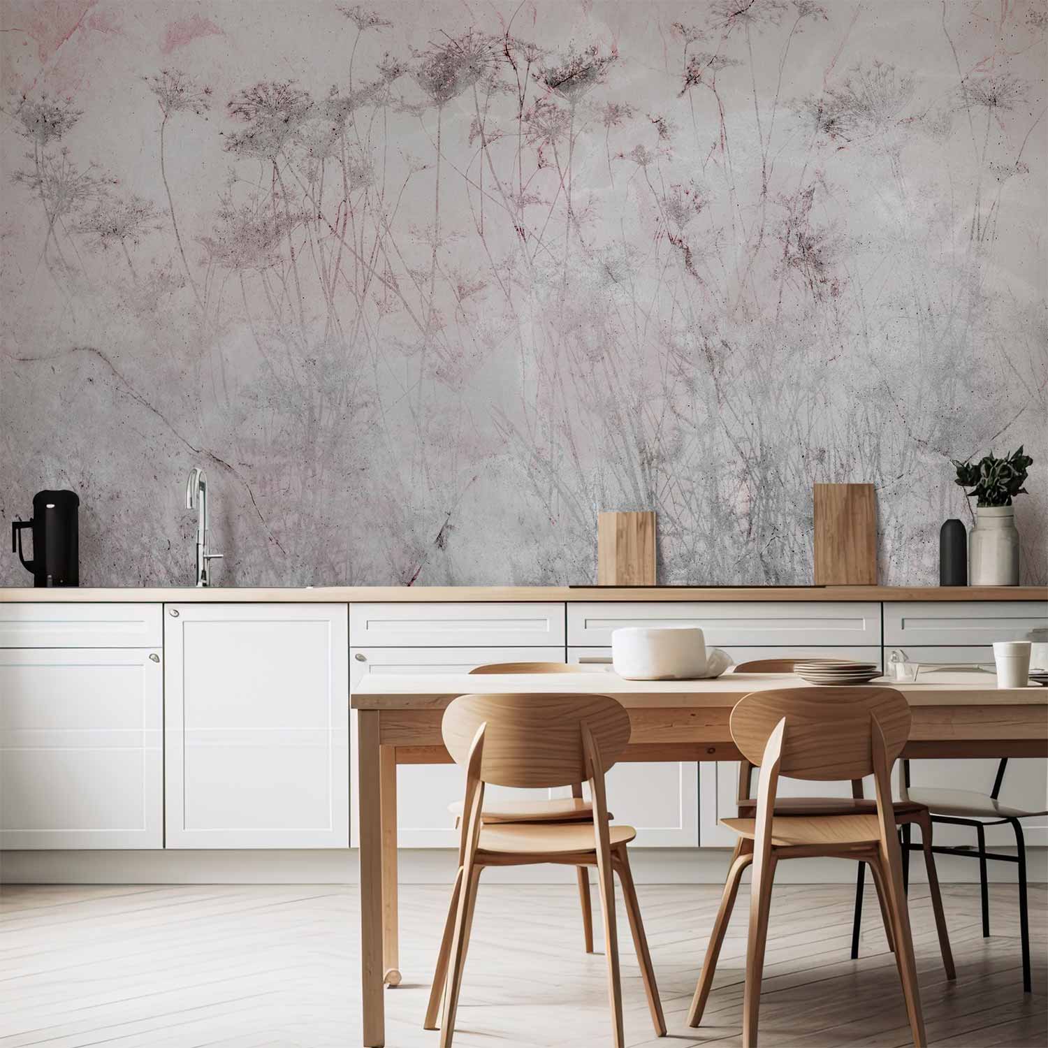 Indian Summer Wildflower Field Wall Mural