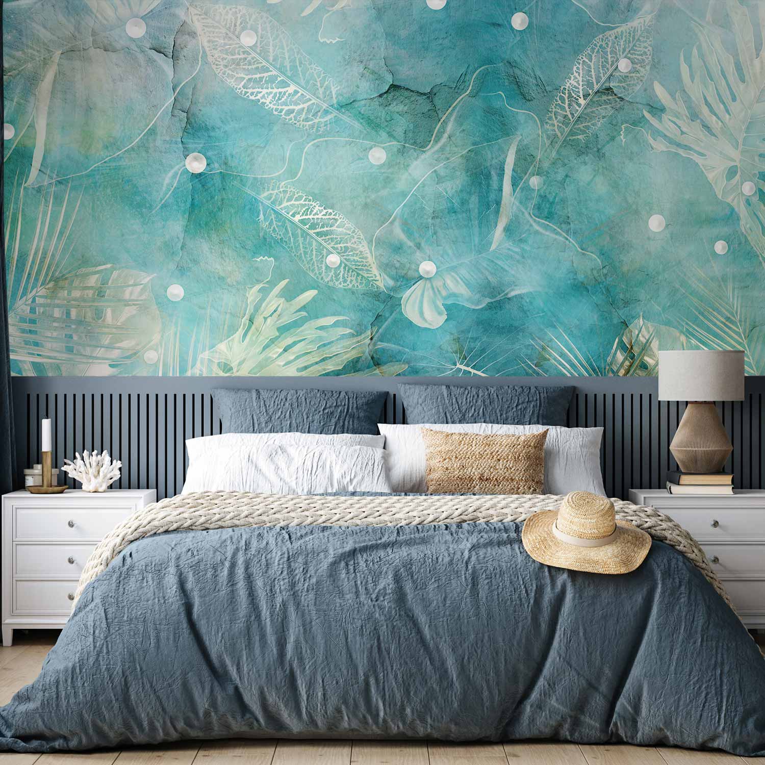 Tropical Leaves Botanical Wall Mural