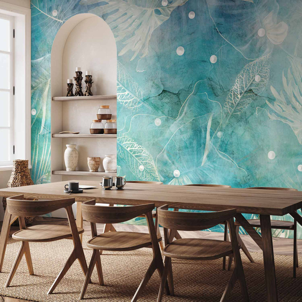 Tropical Leaves Botanical Wall Mural