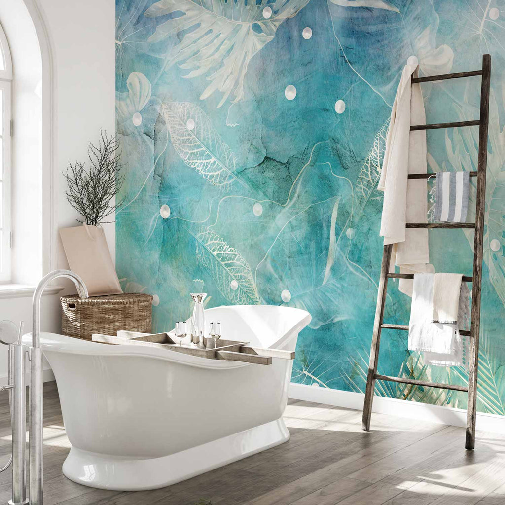 Tropical Leaves Botanical Wall Mural