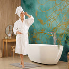 Abstract Watercolor Trees Gentle Breeze Wall Mural