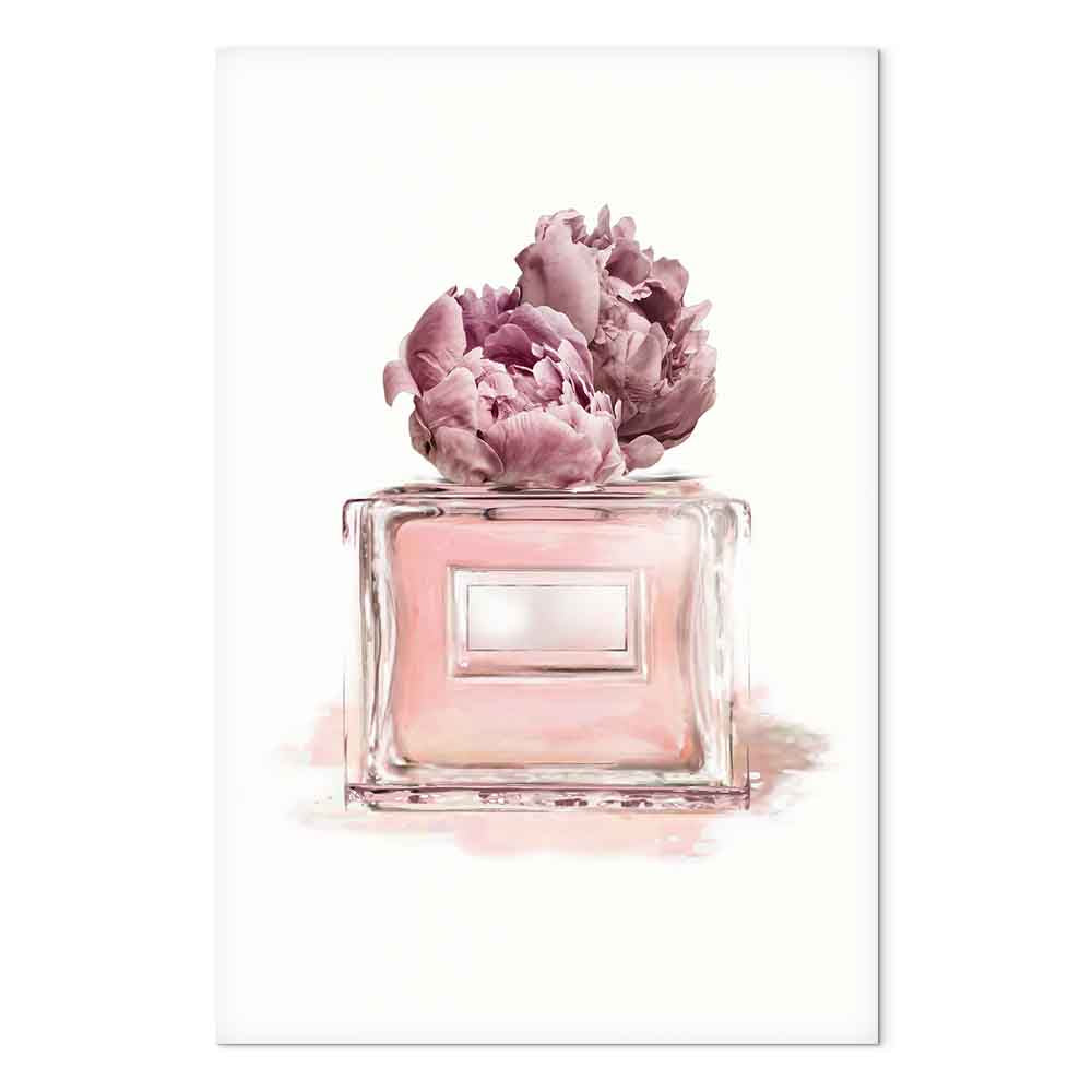 Paris Floral Dream Vertical Canvas Print