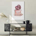 Paris Floral Dream Vertical Canvas Print