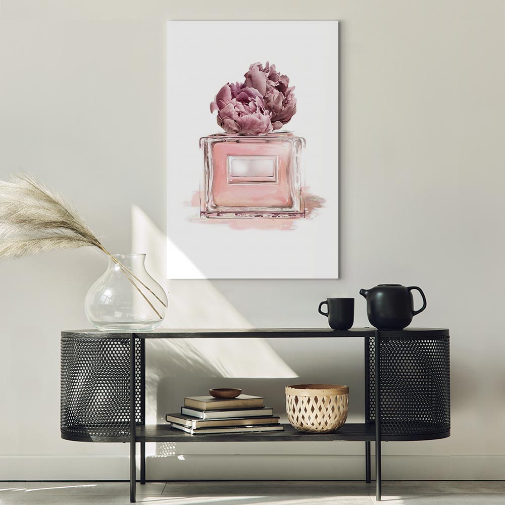 Paris Floral Dream Vertical Canvas Print