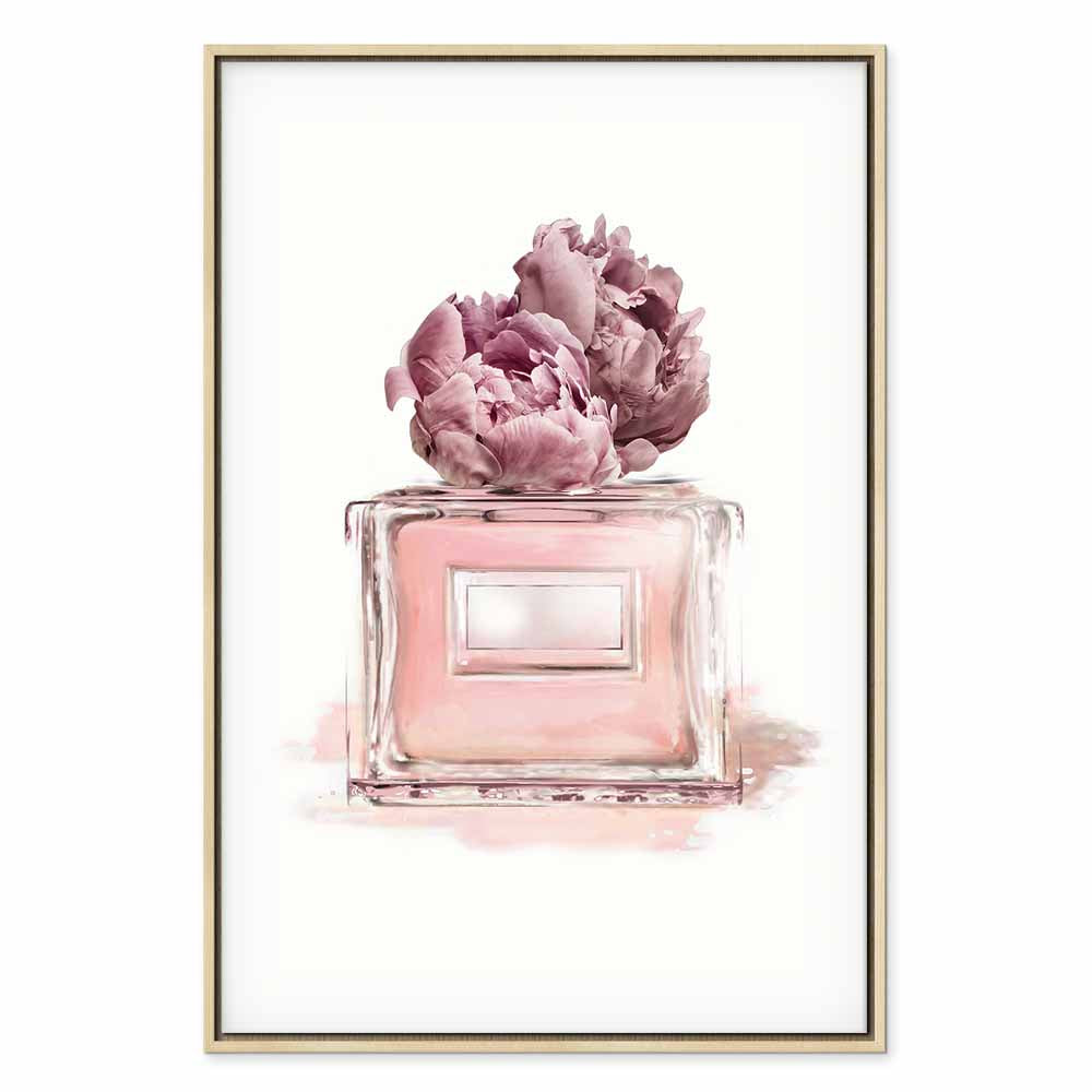 Paris Floral Dream Vertical Canvas Print