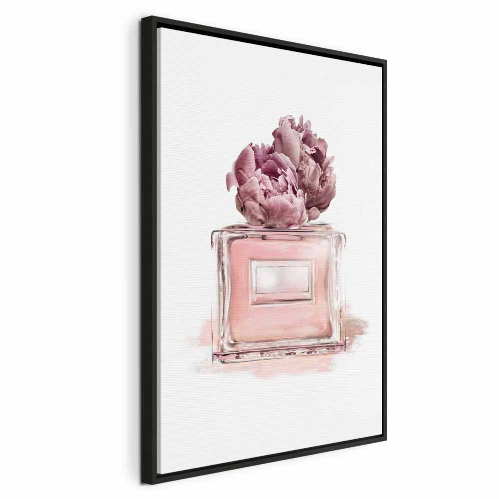 Paris Floral Dream Vertical Canvas Print