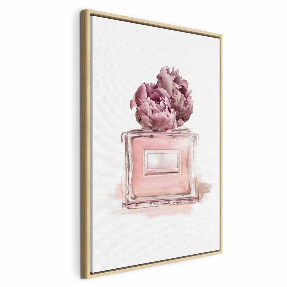 Paris Floral Dream Vertical Canvas Print
