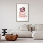 Paris Floral Dream Vertical Canvas Print