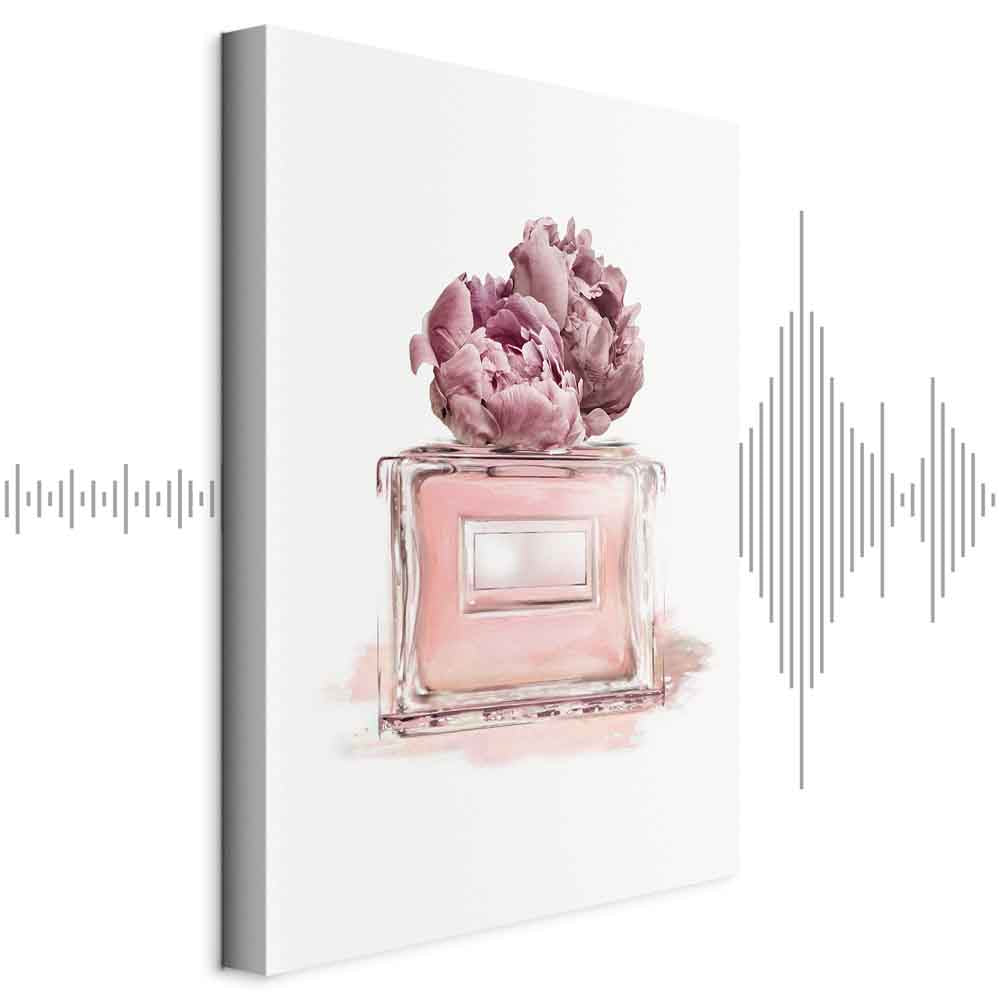 Paris Floral Dream Vertical Canvas Print