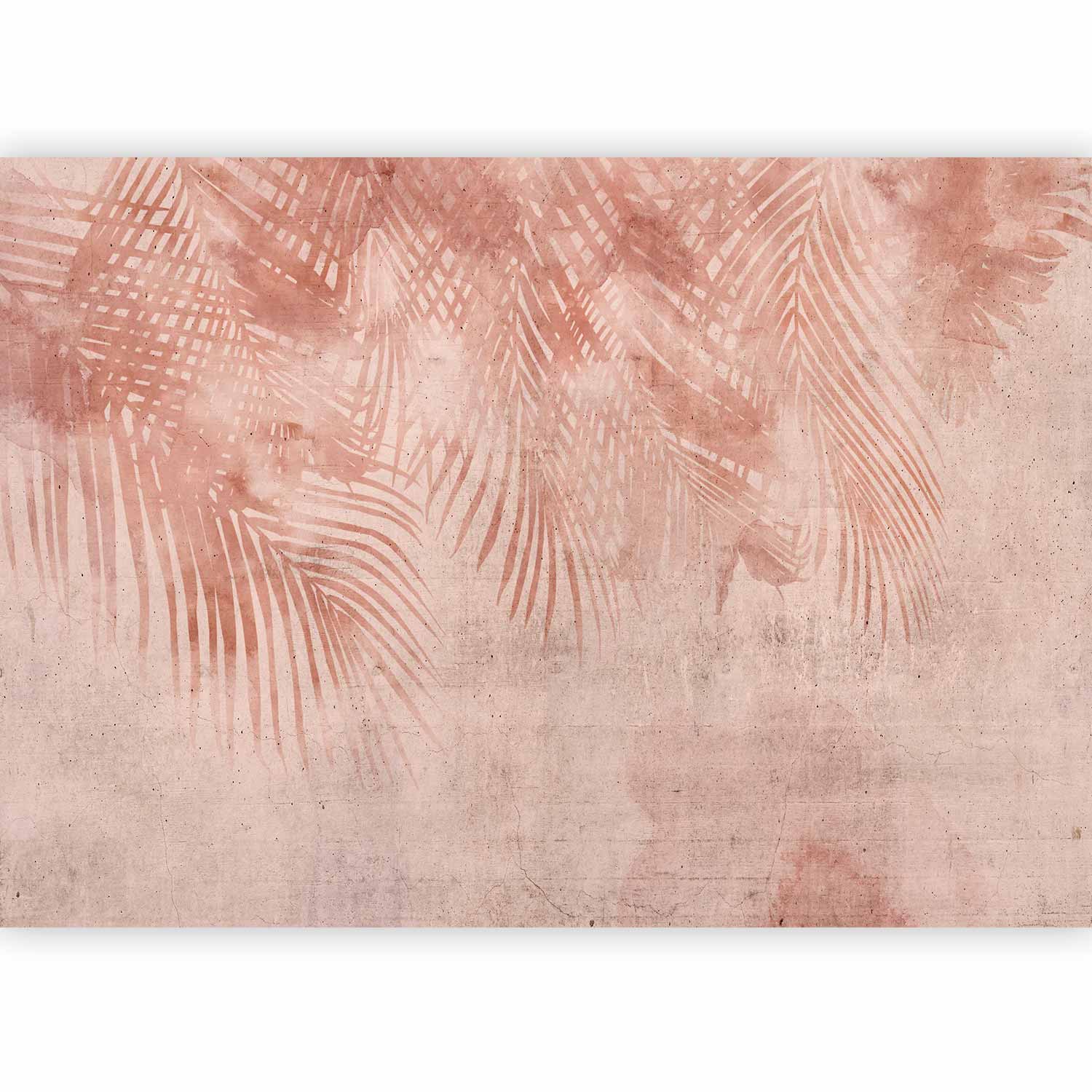 Pink Palm Trees Tropical Wall Mural