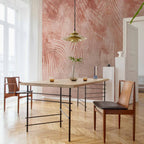 Pink Palm Trees Tropical Wall Mural