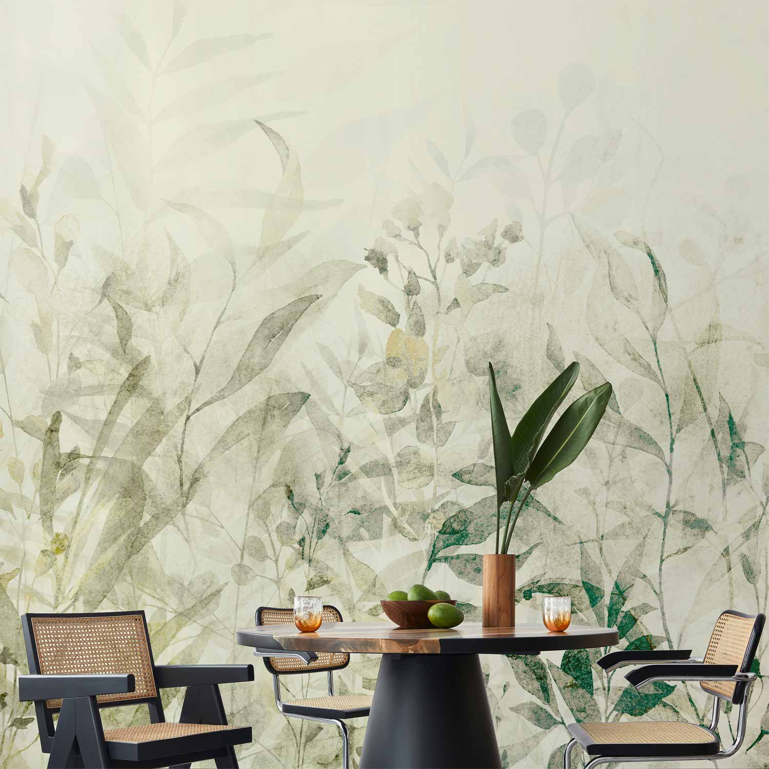 Holiday Leaves Nature Wall Mural