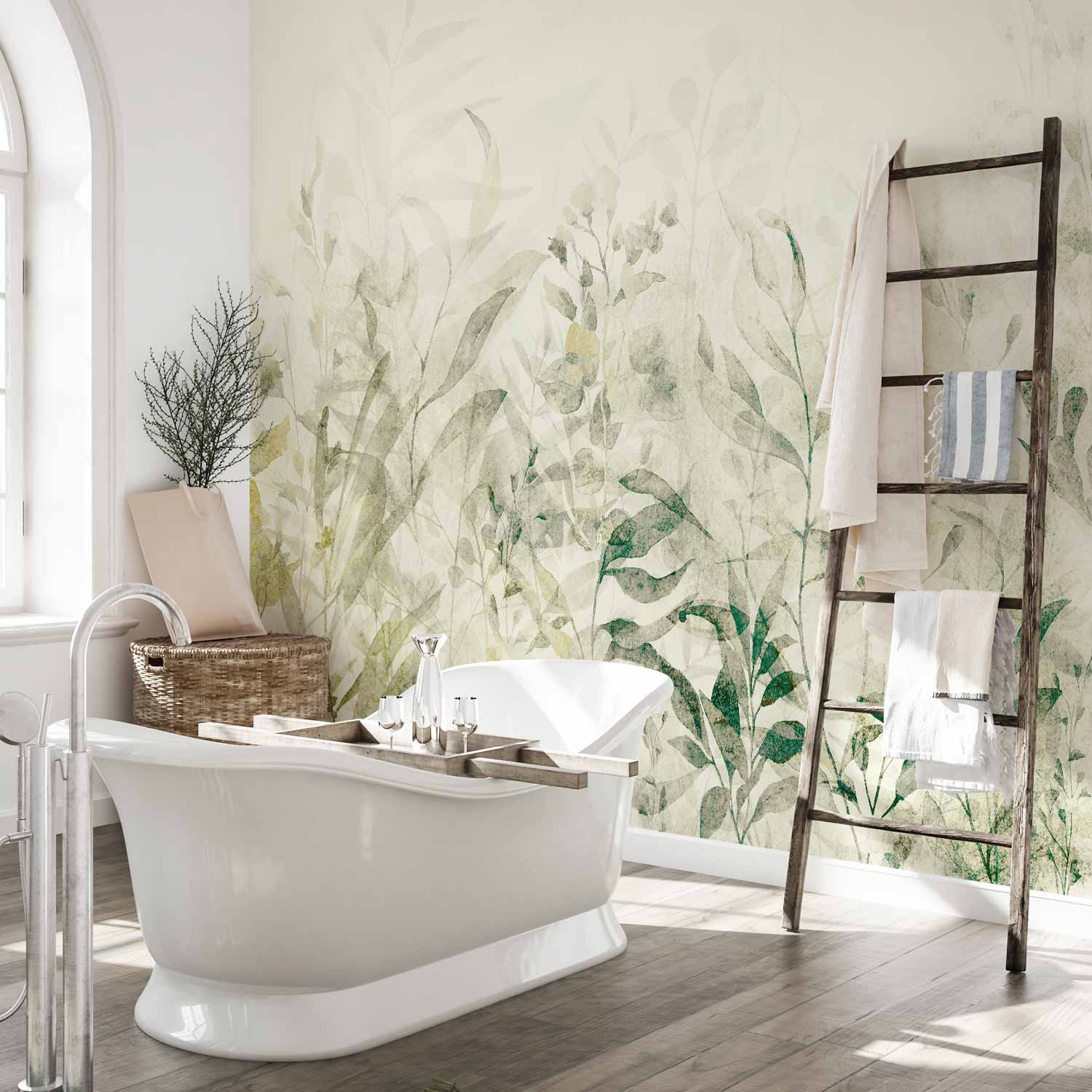 Holiday Leaves Nature Wall Mural