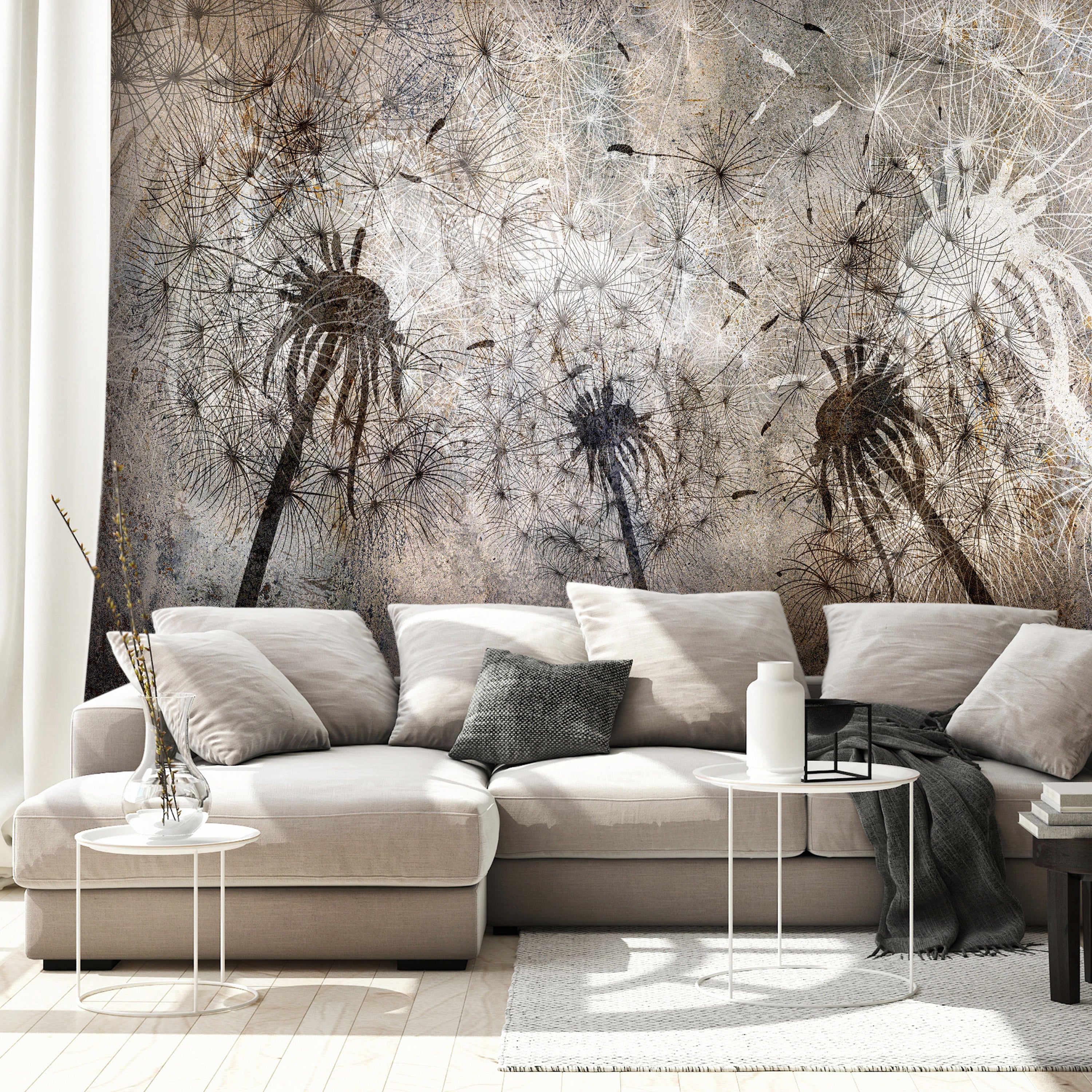 Wall Mural Flower Artwork Stirring Breath