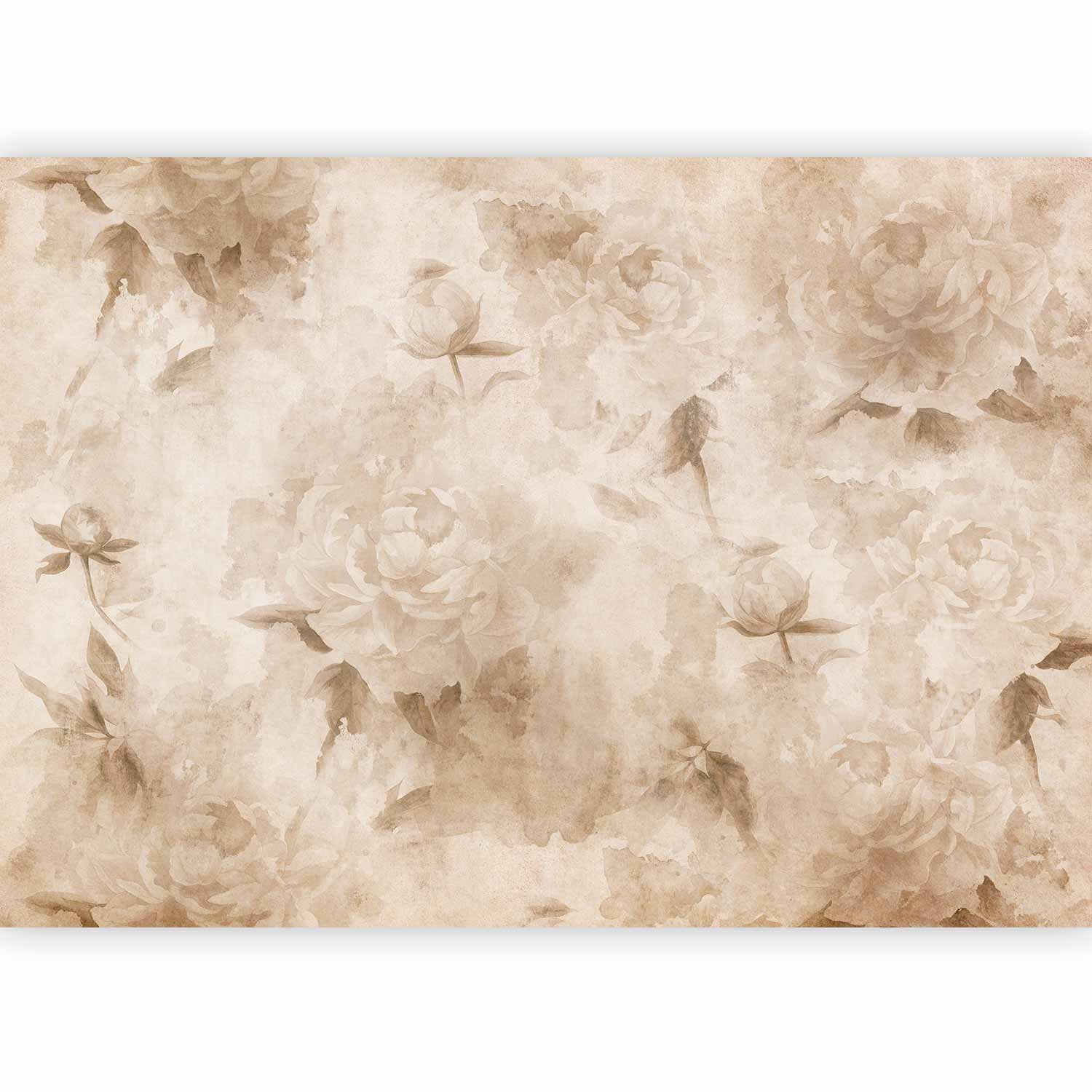 Wall Mural Vintage Nature Flowers