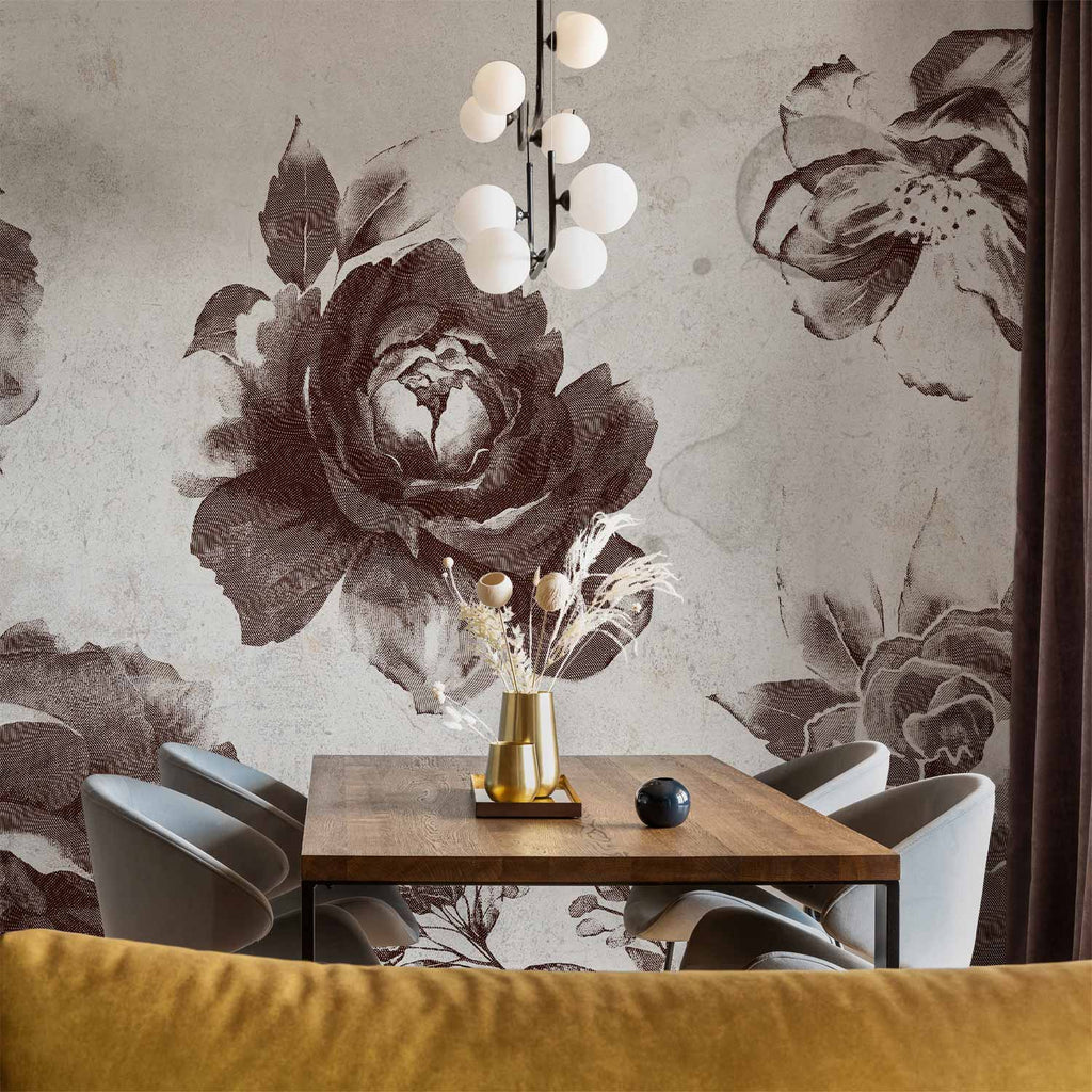 Wandbild Garten der Erinnerungen - Erste Variante