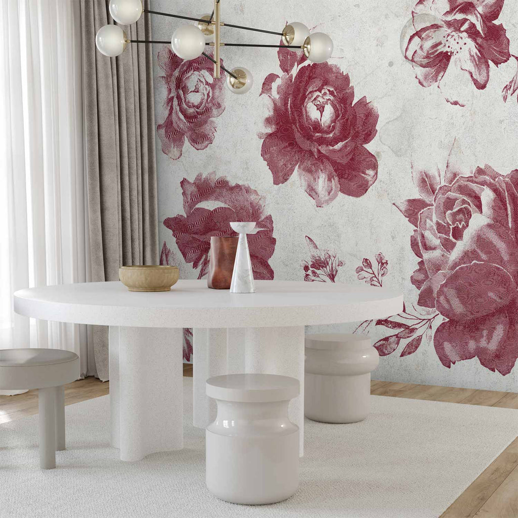 Botanical Floral Garden Wall Mural