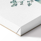 Always Together Botanical Leaves Vertical Canvas Print