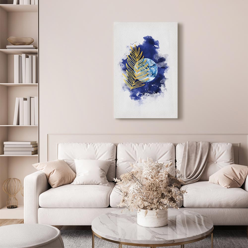 Magic Plant Leaves Nature Canvas Print